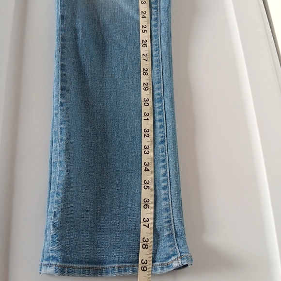 Lands'end women's high rise Straight Recover Denim Jeans Ligh Blue Wash sz 6. - Picture 16 of 17
